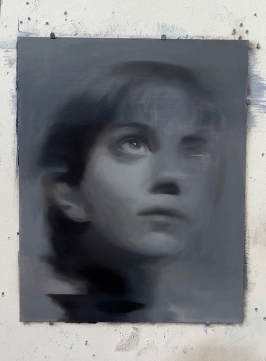Retrato sobre cobre
